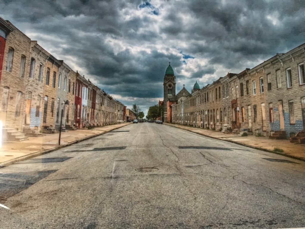 image of old city street