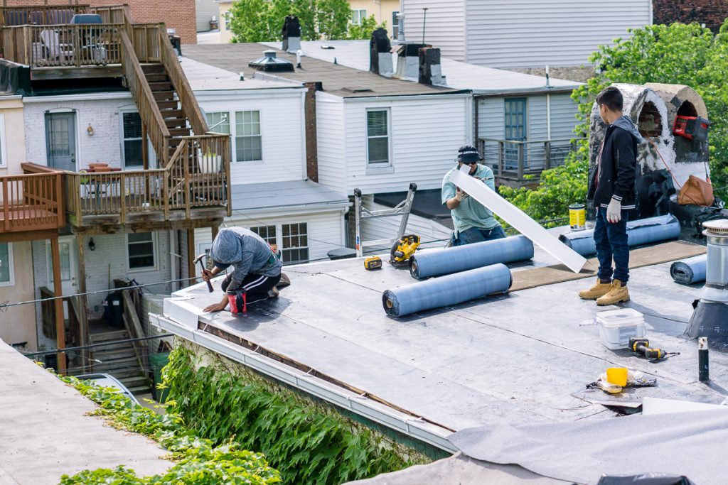 Four Twelve completing gutter replacement